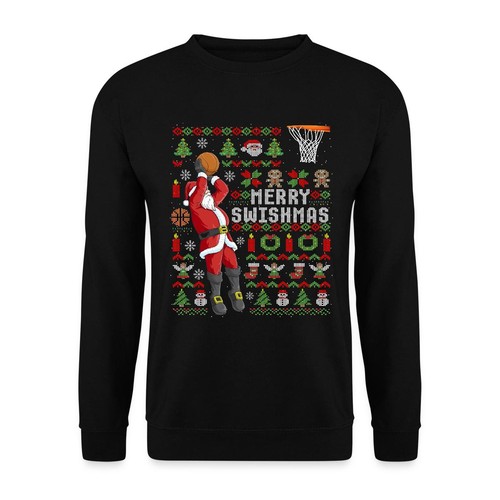 Maglione unisex merry swishmas - unisex,