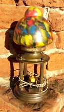 LAMPADA DA TAVOLO ART DECO’ VETRO SPLASC ANNI 20