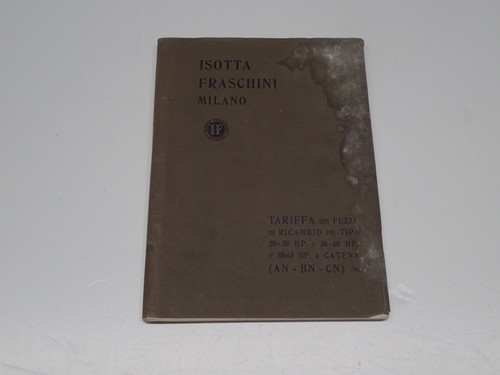 Isotta fraschini tariffa - isotta,
