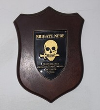 Crest Gagliardetto Brigate Nere Ww2 Militaria Arte Moderna PNF