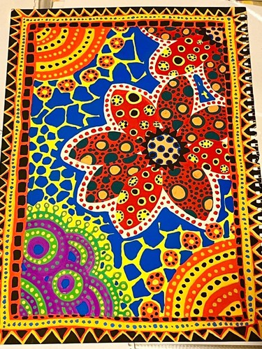 Paprika acrylic gouache - acrylic,