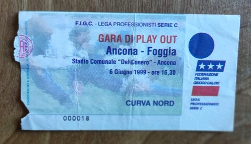Biglietto partita calcio - partita,