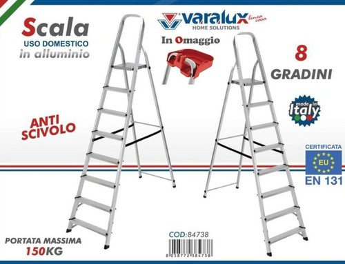 Varalux scala alluminio - varalux, 8