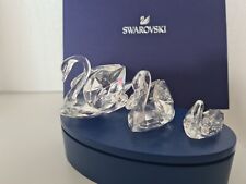 SET 3 'CIGNI' CRISTALLO SWAROVSKI SENZA SCATOLA 
