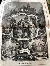 L'Illustrazione Popolare 16 1870 Mentone Splendida INCISIONE doppia pagina Gesù