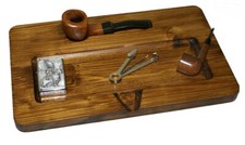 Vassoio porta tabacco in legno