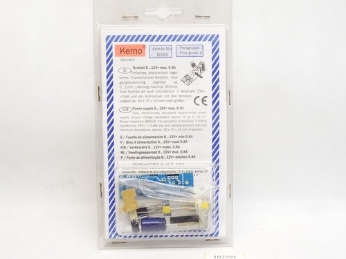 Alimentatore kemo b184 12v - alimentatore, 0...12v