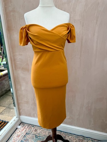 Topshop abito balzante giallo