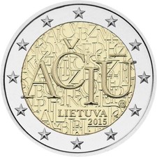 Lithuania 2 euro - lithuania,