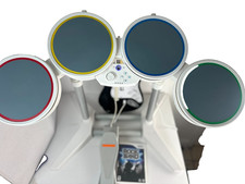 Pacchetto Wii Rock Band - batteria testata + pedale + gioco - chitarra si accende, no dongle