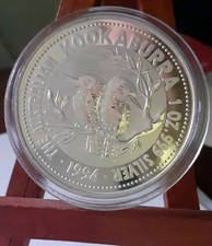 AUSTRALIA - KOOKABURRA 1994 Oz 1 Onza/Once 999 Silver Argento 
