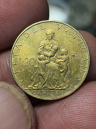 Vaticano moneta lire - vaticano, 20