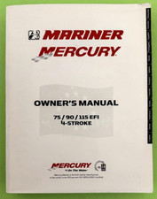 MANUALE D'USO E MANUTENZIONE MARINER MERCURY 75/90/115 EFI 4-STROKE Libro [L312]
