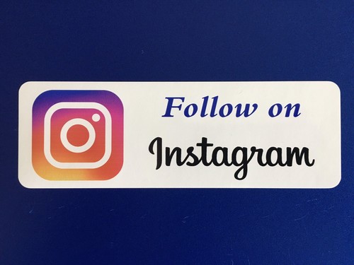 Adesivo instagram auto furgone - adesivo,