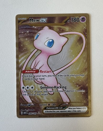 Pokemon carta mew gold - mew, ex