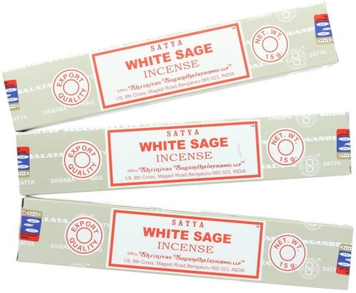 Incenso satya white sage - sage, 3