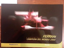 REPUBBLICA ITALIANA 2000  FOLDER " FERRARI CAMPIONE DEL MONDO "BOLAFFI Nuovo