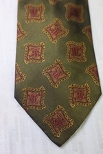FENDI ROMA 100% SETA SILK TIE CRAVATTA NECKTIE MADE ITALY VINTAGE CLASSIC