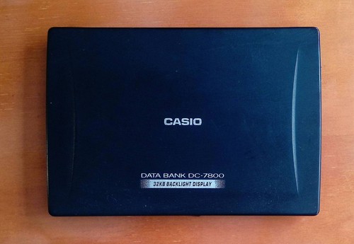 Casio data bank 7800 32kb - bank,