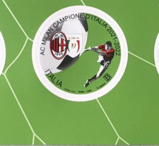 FRANCOBOLLO MILAN CAMPIONE D' ITALIA 2021 2022 SCUDETTO PIOLI LEAO GIROUD THEO