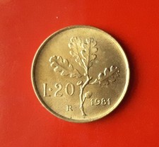 20 LIRE 1981 ERRORE - ROTTURE