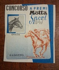 FIGURINA CONCORSO MOTTA 1947 - GALOPPO (GIRALDA)