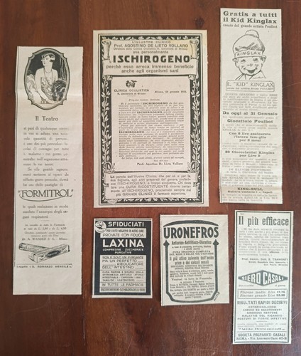 Lotto pubblicità vintage - pubblicità,