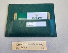ROLEX SUBMARINER 116613LN SCHEDA DI GARANZIA, PORTA CARTE E MANUALE Rif: 20