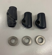 Set di 3 reggisagola con anelli per asta fucile sub Arbalete Ø 6,5mm cod. 1053