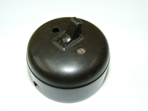 Vecchio bachelite interruttore - bachelite,