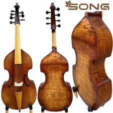 7 corde 27" Viola Da Gamba, buon suono, gamba in legno massello, arco custodia omaggio