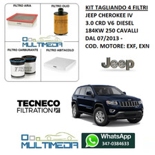 KIT TAGLIANDO 4 FILTRI JEEP