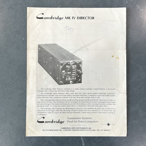 Brochure promozionale vintage