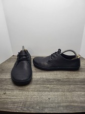 Men's Vivobarefoot Ra III Casual Leather Oxford Shoes In Black EU 42 / US 9