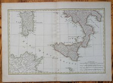 Lattre Grande Carta Incisione