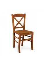 ARTE POVERA SEDIA A CROCE IN