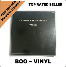 Emerson Lake & Palmer Works Vol 1 Double LP Atlantic VG+ / VG+ Condition