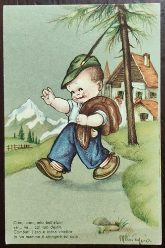 Cartolina illustrata bambini - illustrata, bambini-