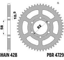 Corona passo 428 denti - 428, 46