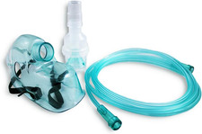 ® Kit Ricambi per Aerosol Universale per Adulti Con Maschera, Ampolla, Fascia El