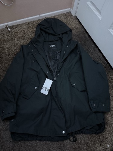 New zara oversized parka the - zara, |the
