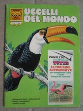 ALBUM FIGURINE - UCCELLI DEL MONDO - COMPLETO - 1a edizione 1977 - PEA