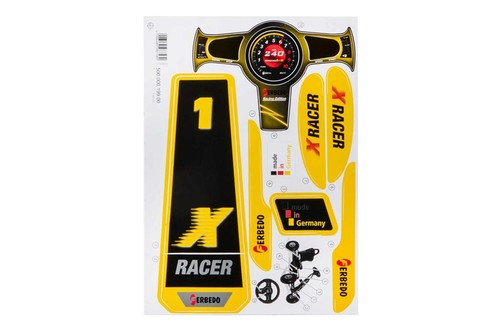 Adesivo ferbedo gokart - gokart, at