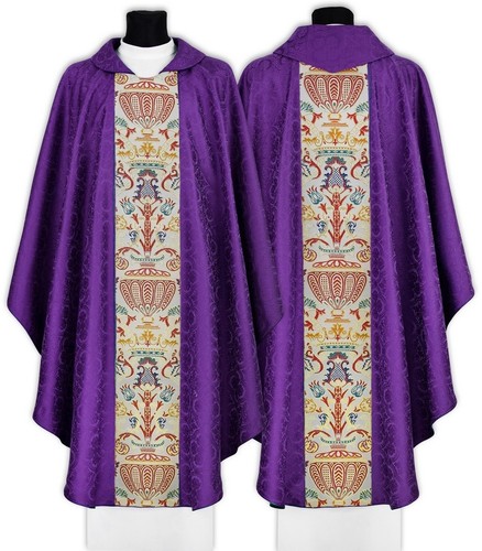 Casula gotica viola con - casula, stola