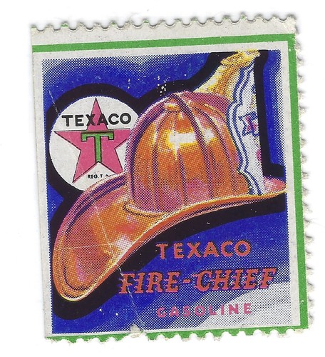 Texaco pompiere benzina poster - texaco,
