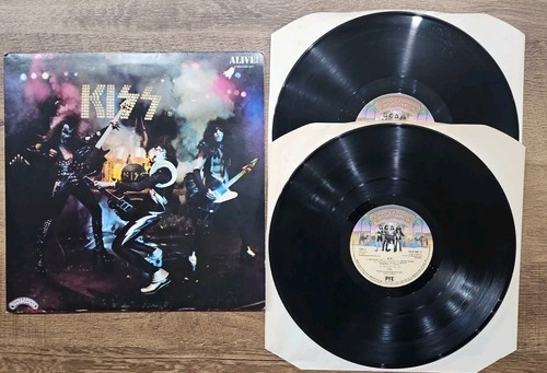2lp gatefold kiss alive - kiss,