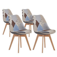 Set di 4 Sedia Patchwork