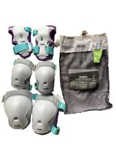 EUC DECATHLON OXELO 3 set protettivi ginocchiere gomitiere polsi XS 6-10 anni