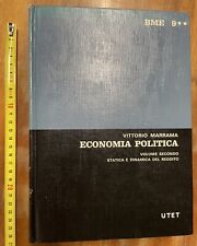 LIBRO Economia politica vol 2 - Marrama - UTET