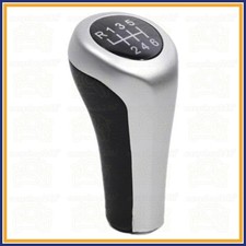 POMELLO LEVA CAMBIO PER BMW E46 E90 E91 E60 E61 E53 X1 X3 X5 IMPUGNATURA 6 MARCE